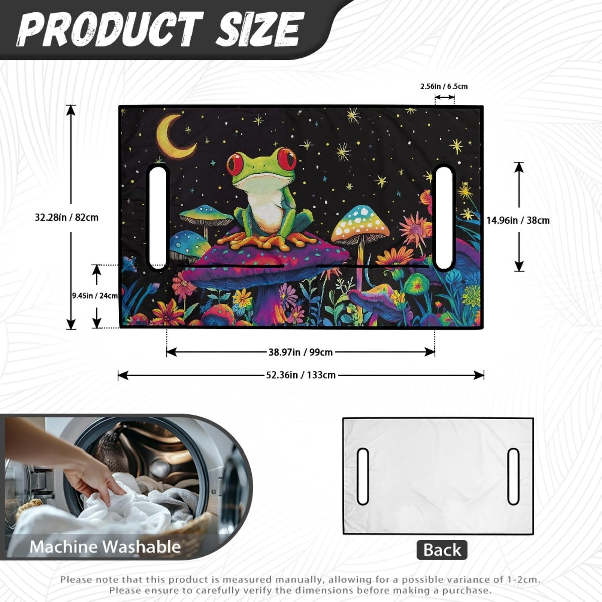 Machine washable seat cover for quick cleaning after rounds
