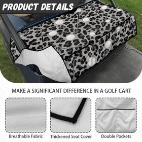 Knextrepoy machine washable seat cover for easy cleaning after rounds