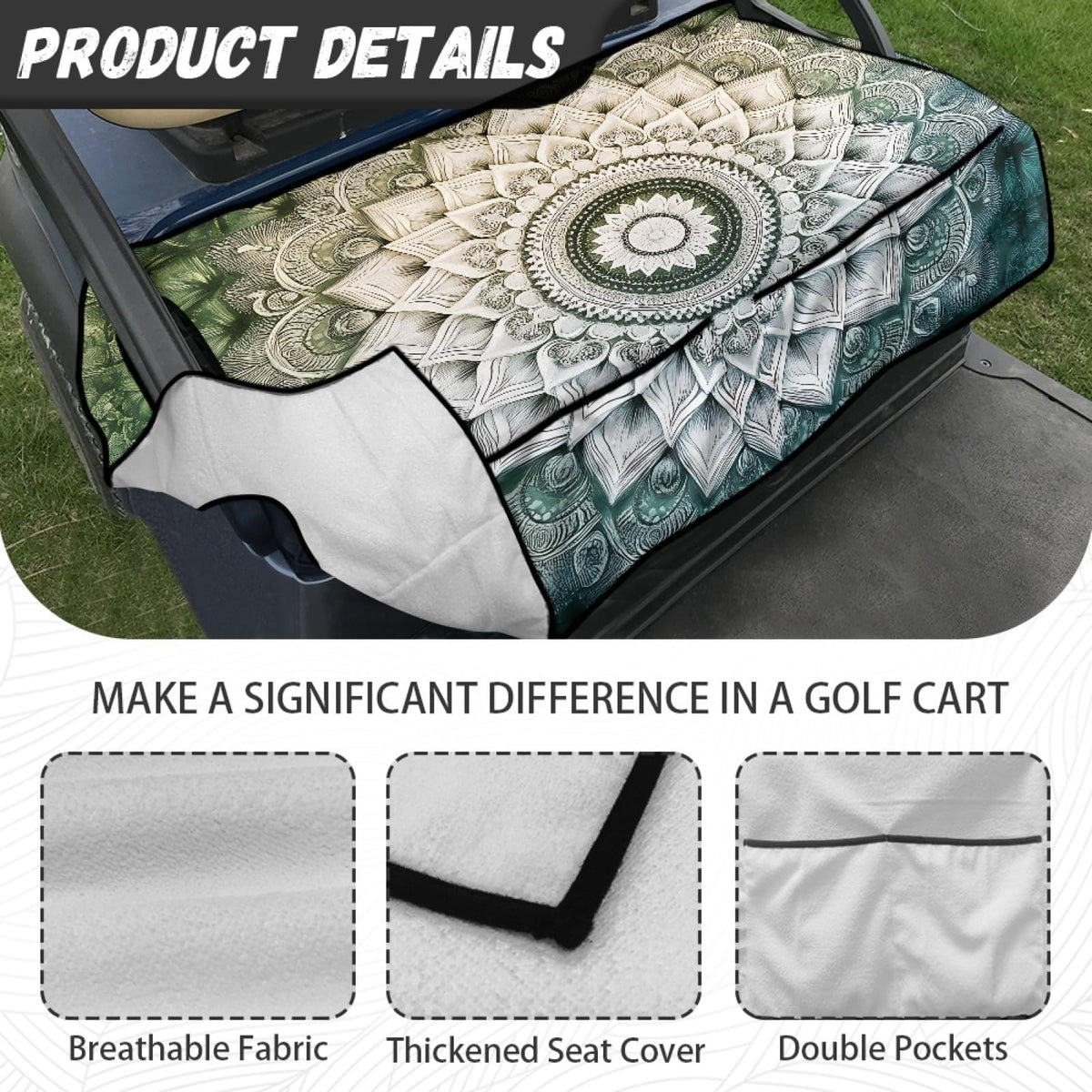 Knextrepoy non-slip underside keeps the cover in place during trips