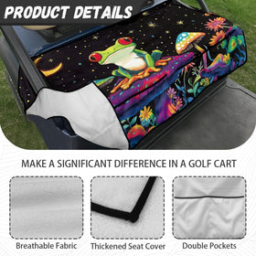 One step install demonstration on a golf cart seat