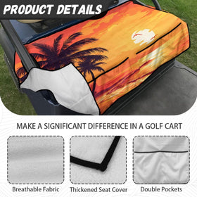 Knextrepoy seat cover shields from dust and sweat for a cleaner ride.