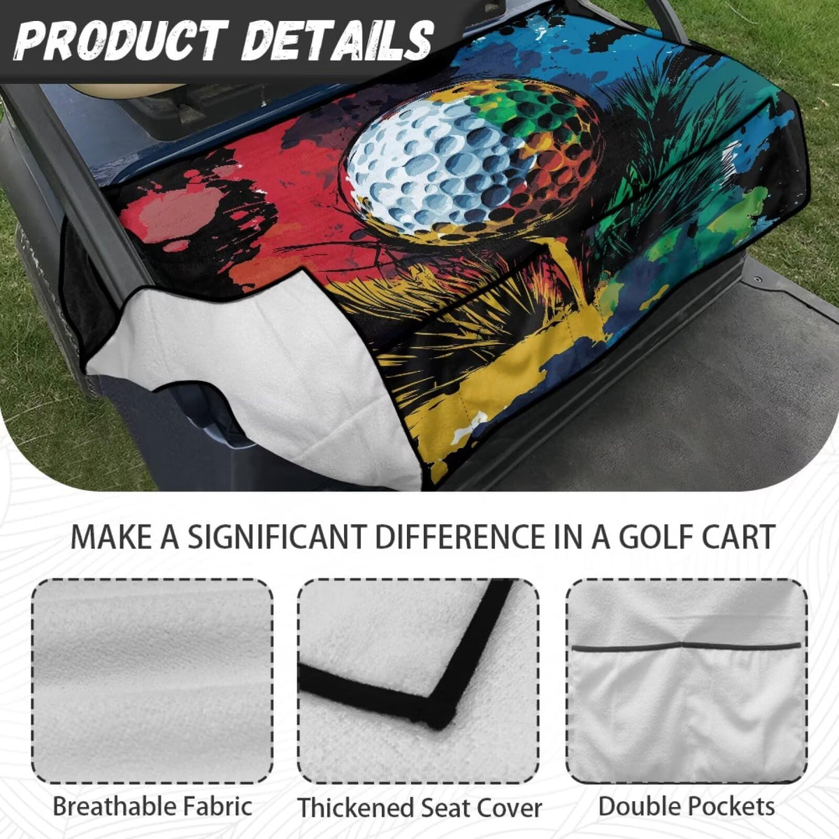 Knextrepoy seat cover demonstrates easy one-step installation