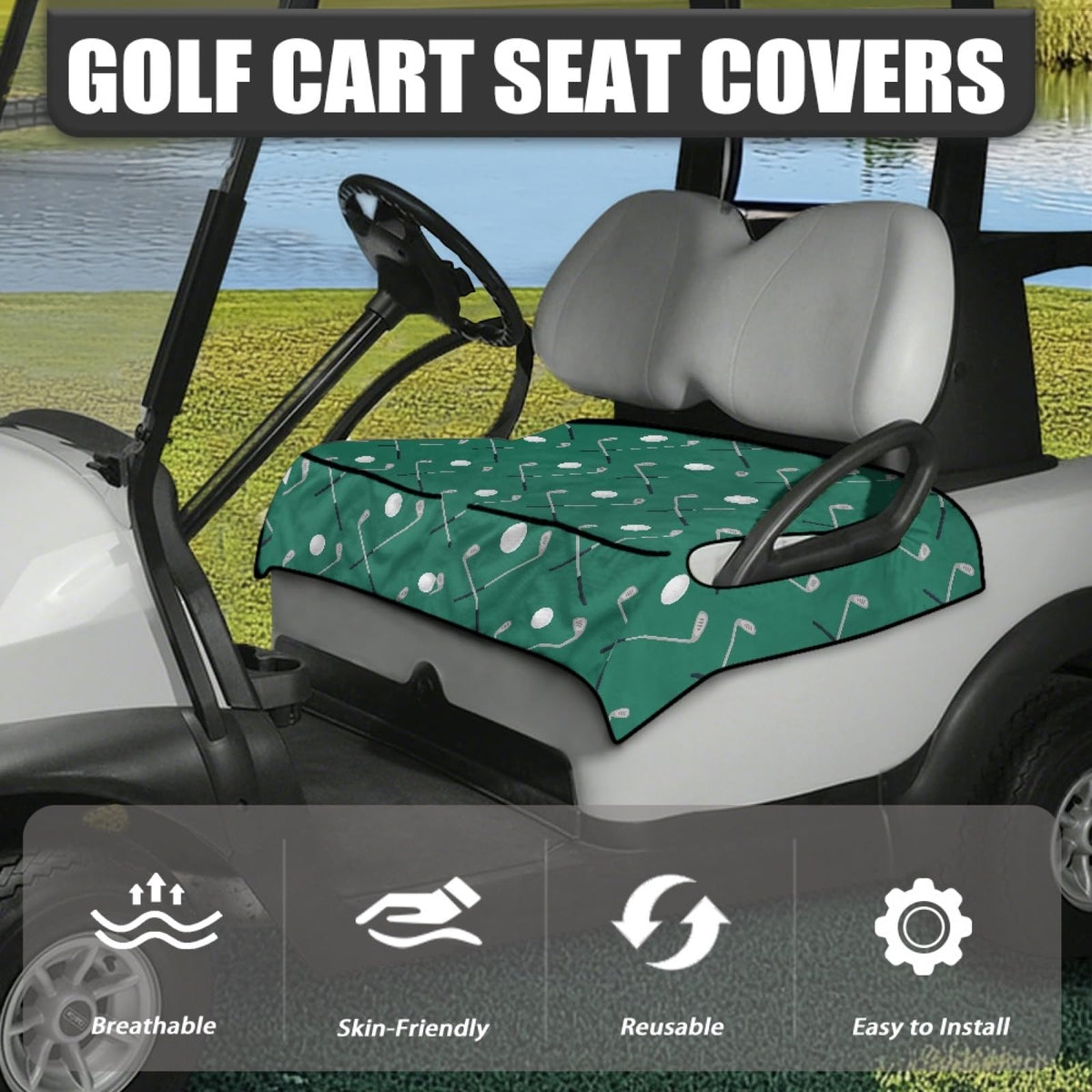 Knextrepoy seat cover protects from dust and sweat.