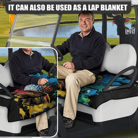 Knextrepoy seat cover provides warm seating in cool weather and dries after rain