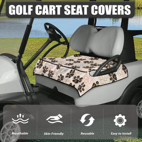 Knextrepoy soft towel golf cart seat cover showing breathable fabric.