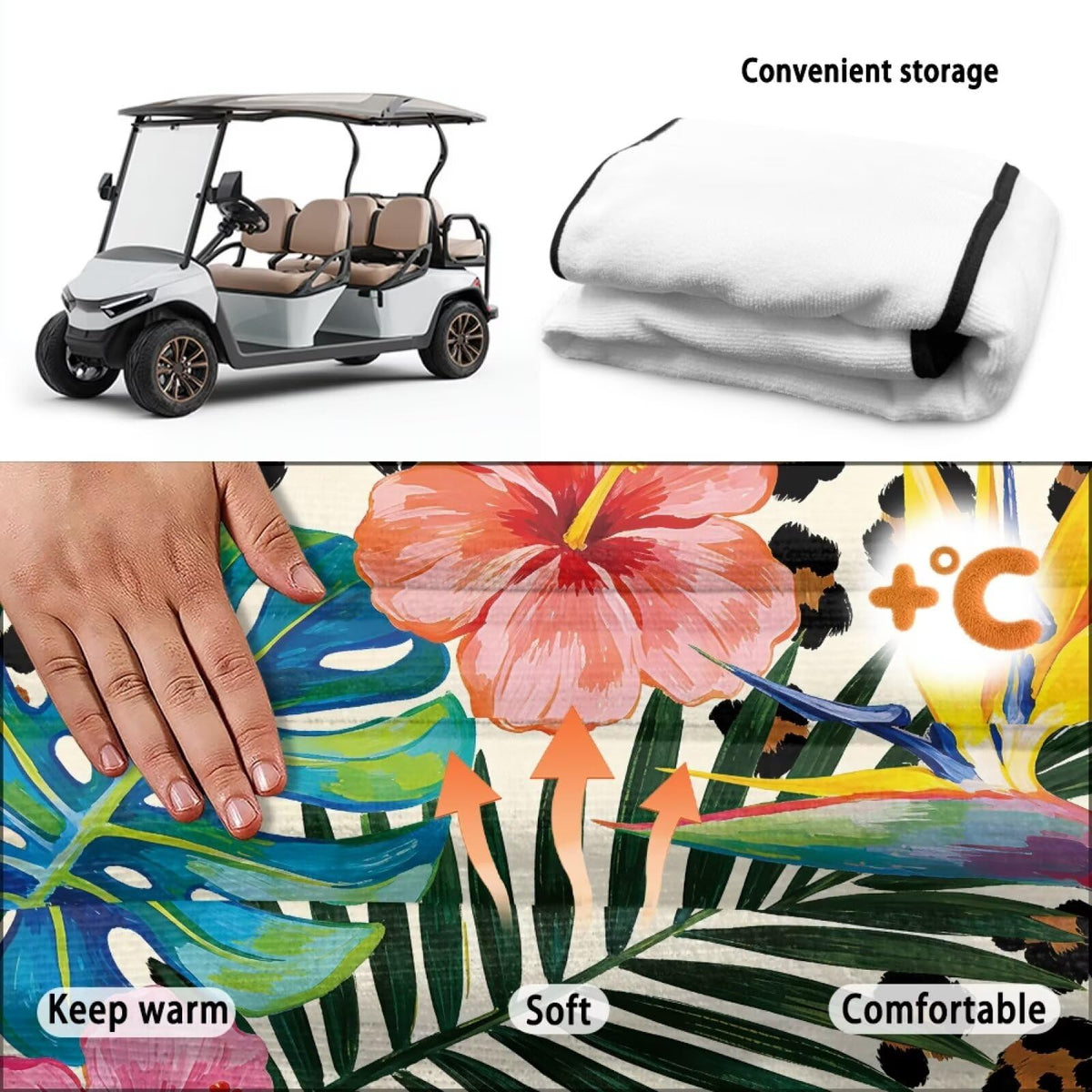 Knextrepoy temperature-control seat cover for hot or cold days