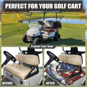 Knextrepoy universal fit covers most two-seat golf carts securely