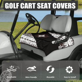 Universal-fit two-person seat cover from Knextrepoy covers most golf cart seats.