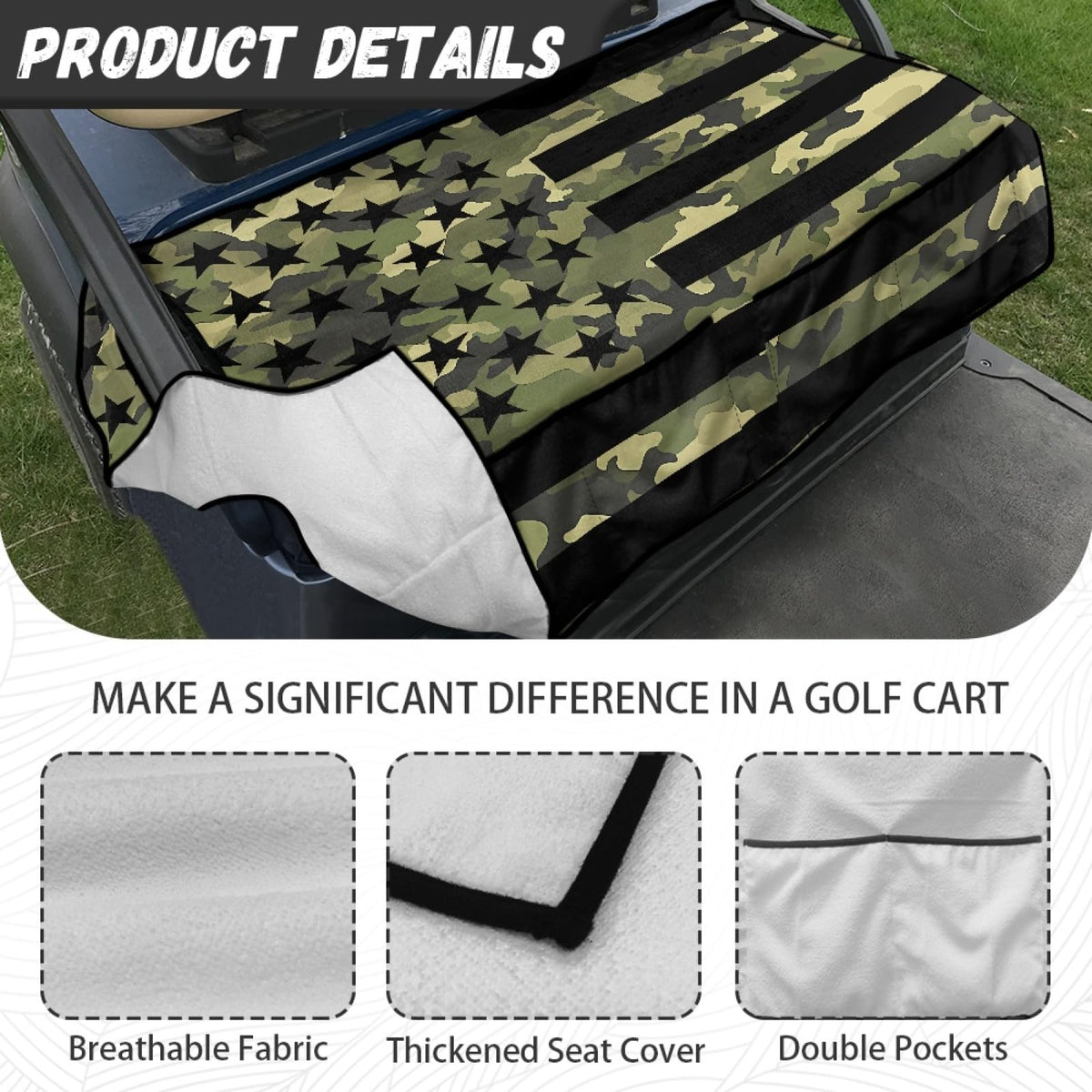 Knextrepoy weather-protective seat cover shields from rain or cold weather.