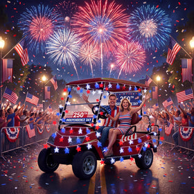 Knitgrip dusk ambiance setup helps capture photos with a vibrant parade vibe.