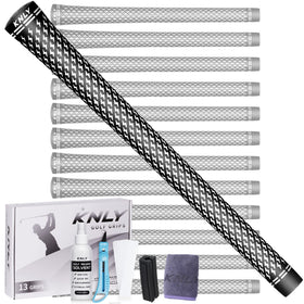 KNLY 360 golf grips close-up texture shows anti-slip feel for stable swings.