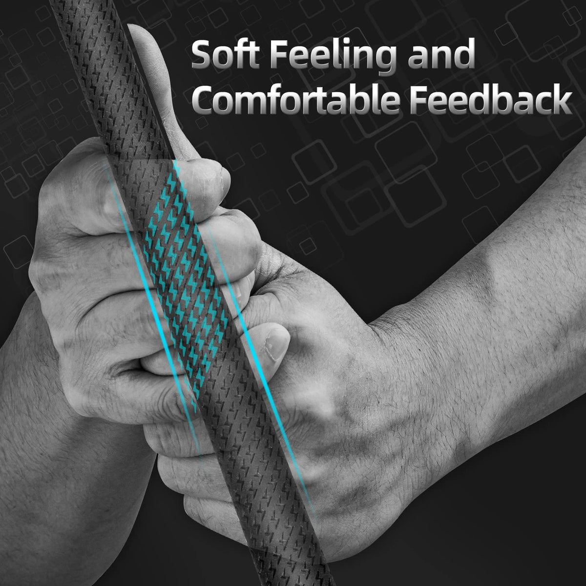 KNLY 360 golf grips standard size label demonstrates versatile club compatibility
