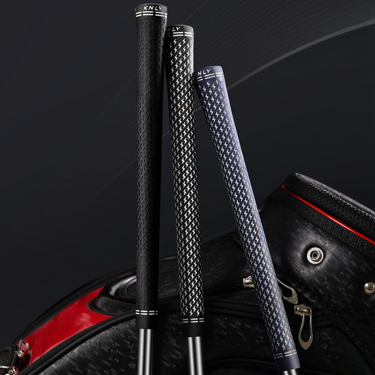 KNLY 360 standard-midsize-jumbo grip sizes image demonstrates customizable fit.