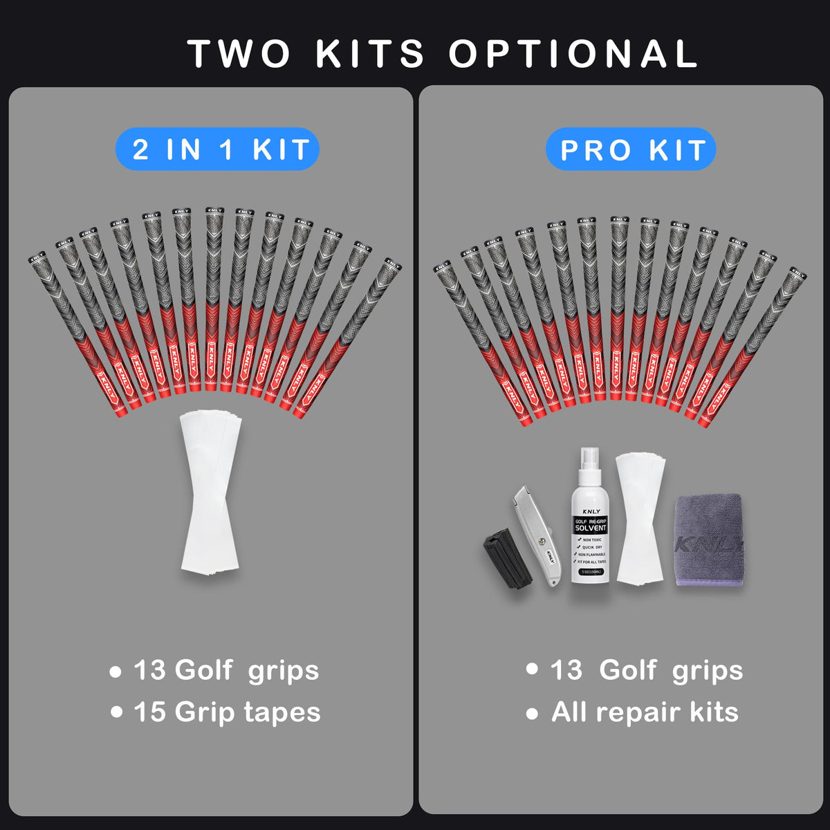 KNLY all-weather grip surface demonstrates reliable hold in wet conditions