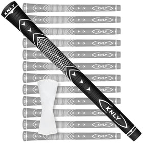 KNLY golf grips 13-pack with all-weather anti-slip texture for steady swings.