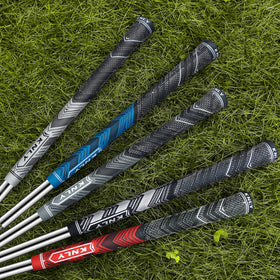 Grips feature cotton thread moisture absorption and natural rubber durability.