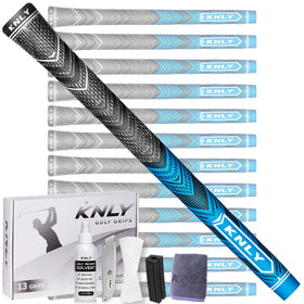 KNLY Hybrid Golf Grips Kit: complete regripping set for all-weather performance and easy installation