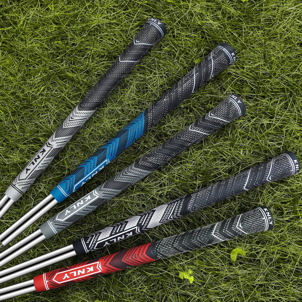 KNLY Hybrid Grips cotton-rubber microtexture balances moisture and comfort