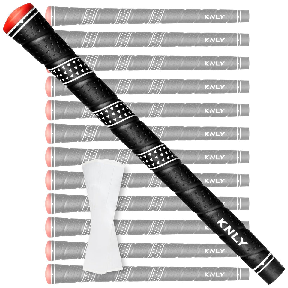 KNLY Wrap Golf Grips 13-pack shown for precise control and consistent performance