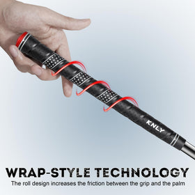 All-weather rubber material on KNLY grips offers durability and soft feel