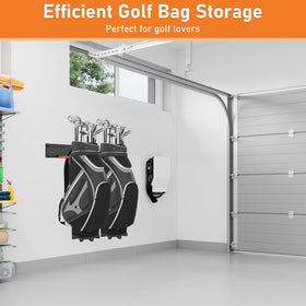 Two-pack Koalafast solution reducing floor clutter in the garage