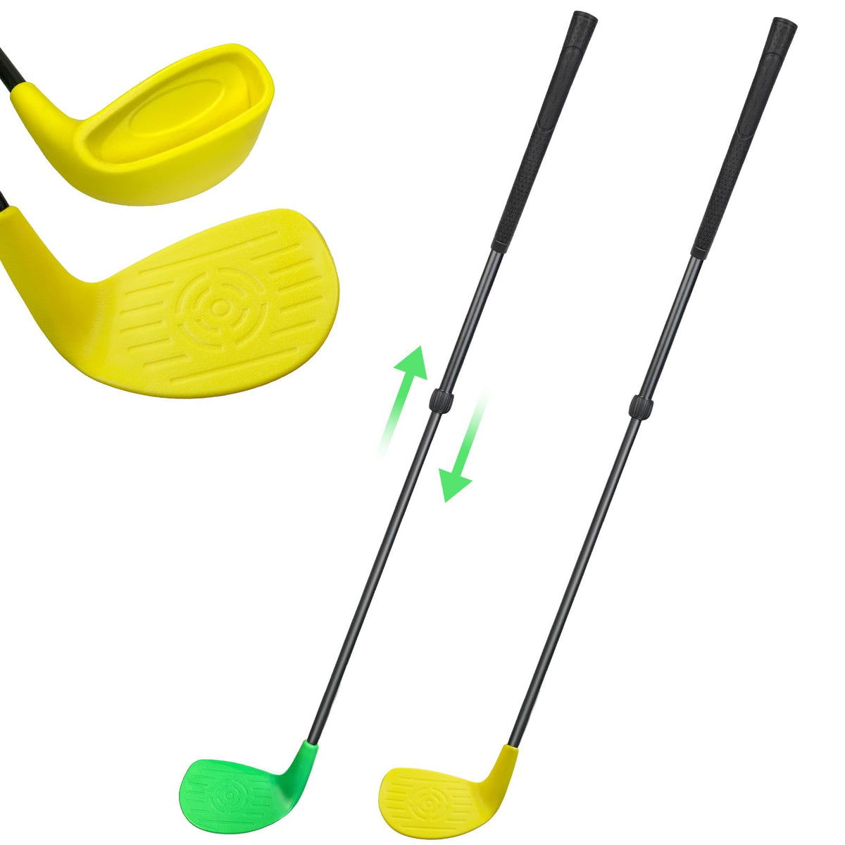 KOFULL two-pack golf club with adjustable length for versatile practice sessions.