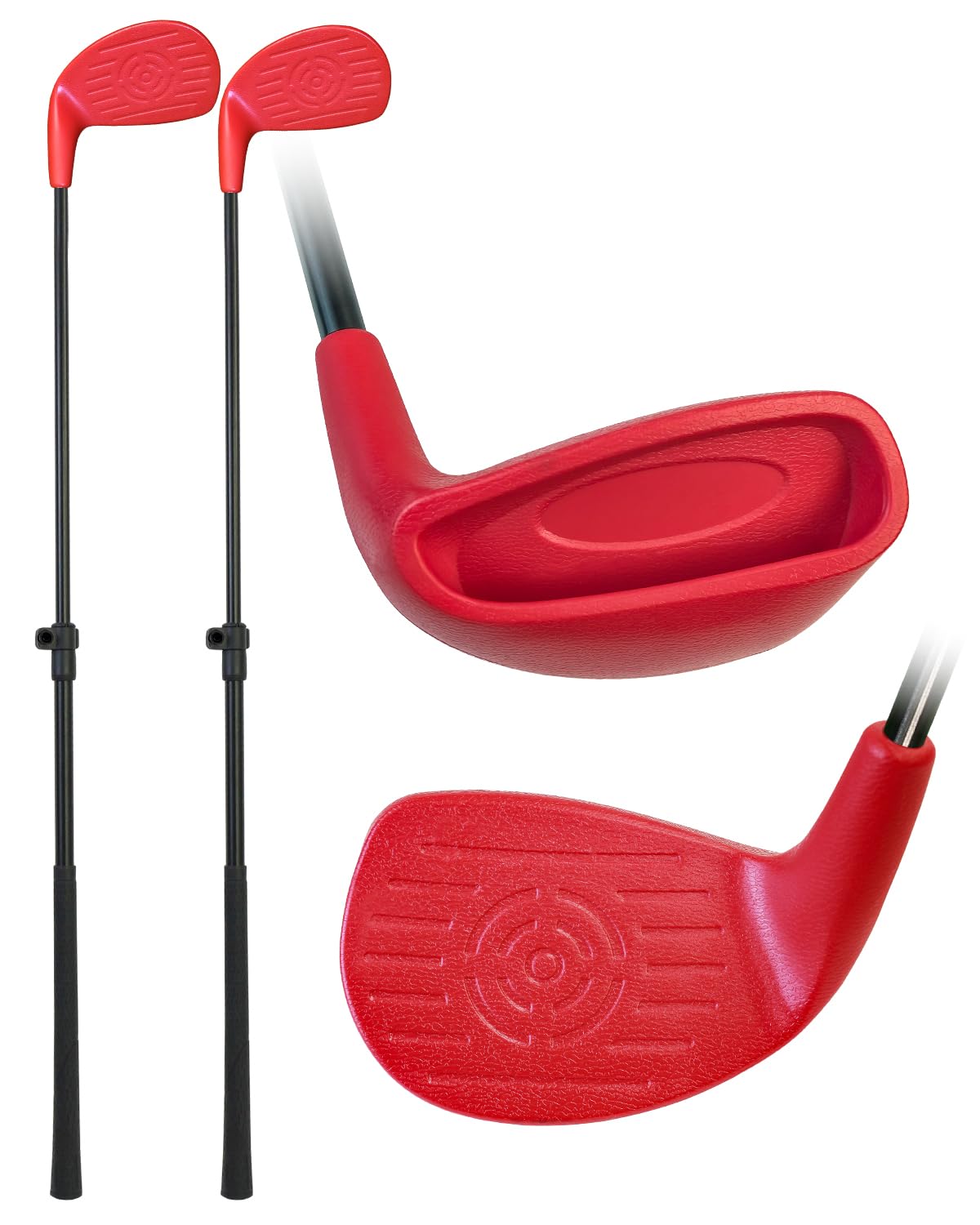 KOFULL extendable shaft backyard golf clubs for adjustable play.