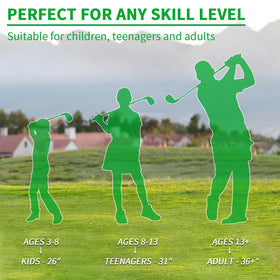 KOFULL backyard golf practice setup for safe indoor and outdoor use.