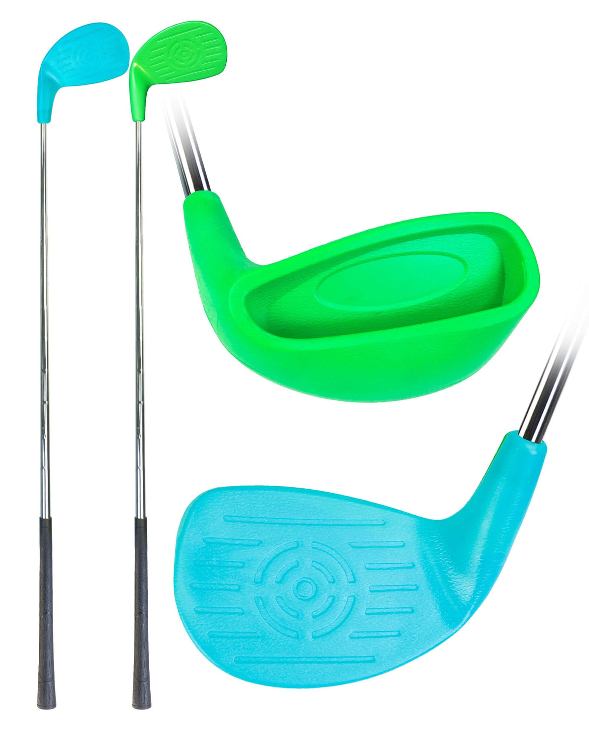 KOFULL oversize-head golf clubs for easy backyard chipping.