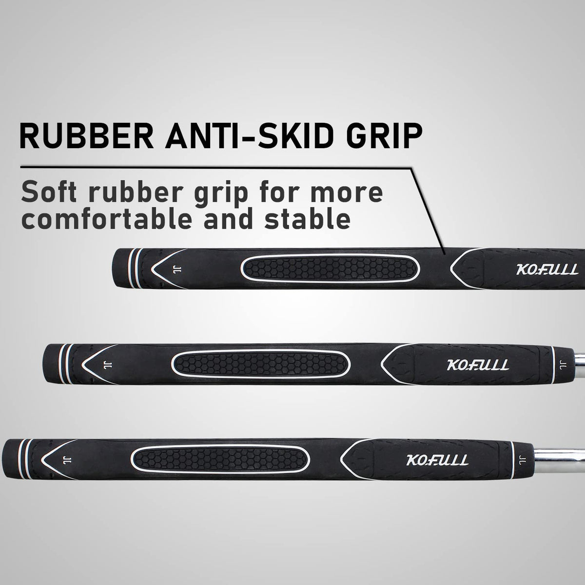KOFULL stainless steel shaft connection provides a stable, trusted feel.