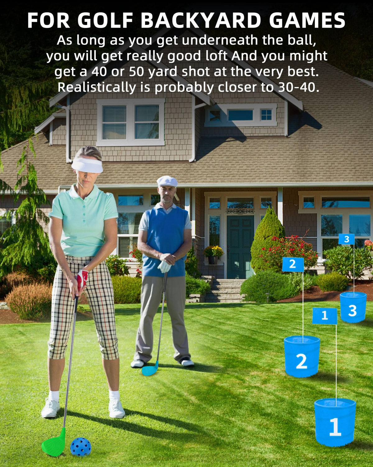KOFULL right-handed golf clubs designed for simple, relaxed practice.
