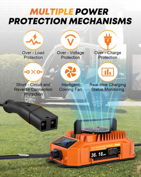 Kohree lightweight portable charger with ergonomic handle for golfers on the go.