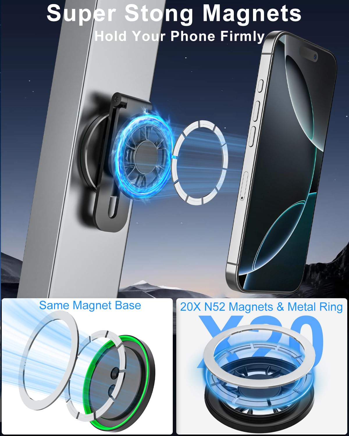 Kolasels 360-degree rotating head enables portrait or landscape viewing.