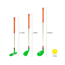 KONDAY Backyard scene with kids using the golf set