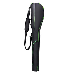 KONDAY golf club travel case with foldable hard base protecting clubs during transit