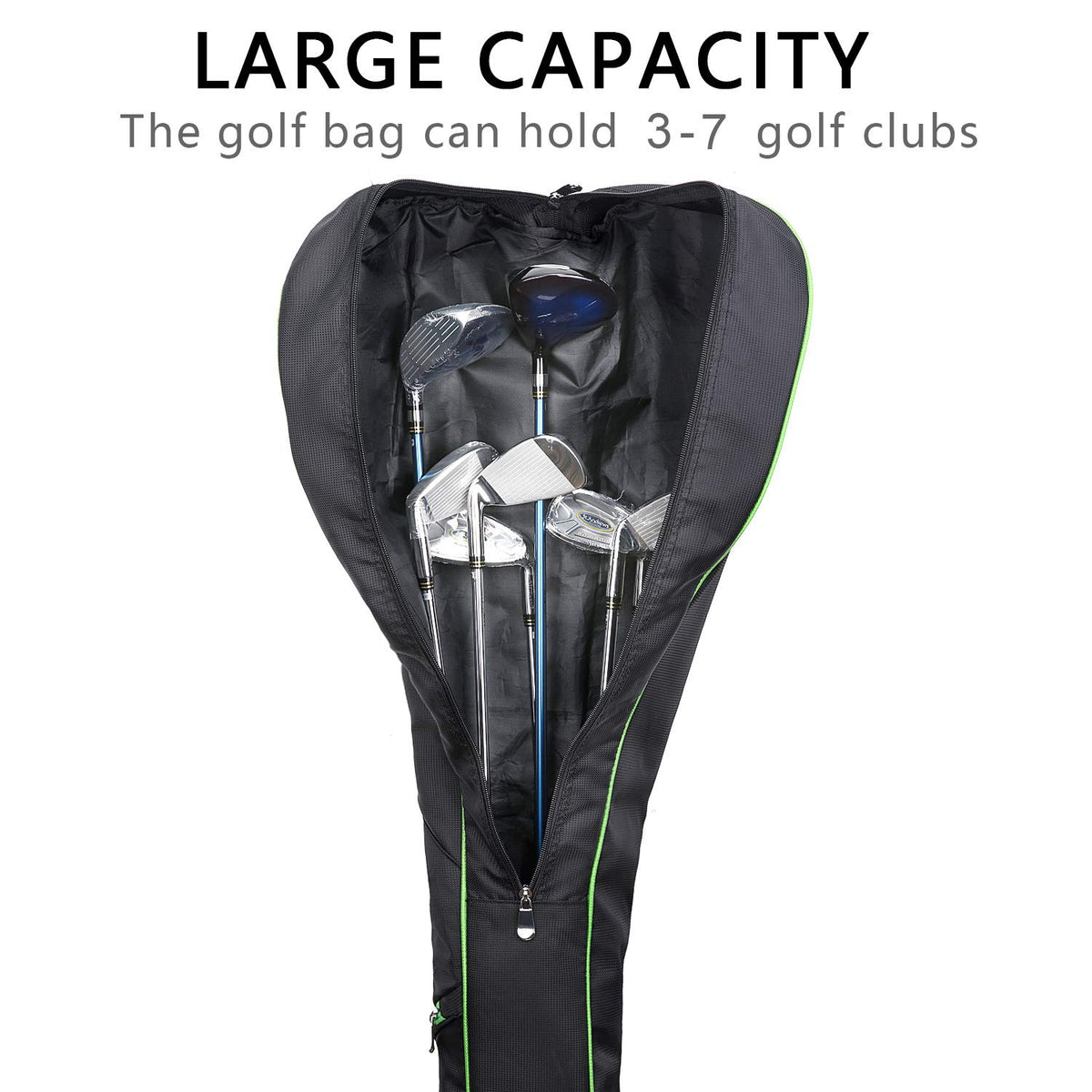 KONDAY golf bag with padded shoulder strap for comfortable carrying