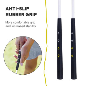 KONDAY rubber tees and balls support safe, repetitive skill building.