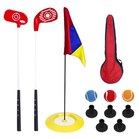 KONDAY junior golf clubs set with bag for easy backyard practice.