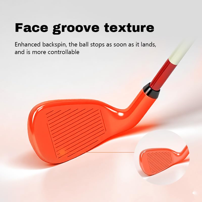 KONDAY iron club sized for young players to practice controlled shots.
