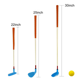 KONDAY kids golf set blue putter club for accurate putting practice
