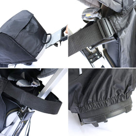 KONDAY rain cover fits 2- and 3-wheel golf carts