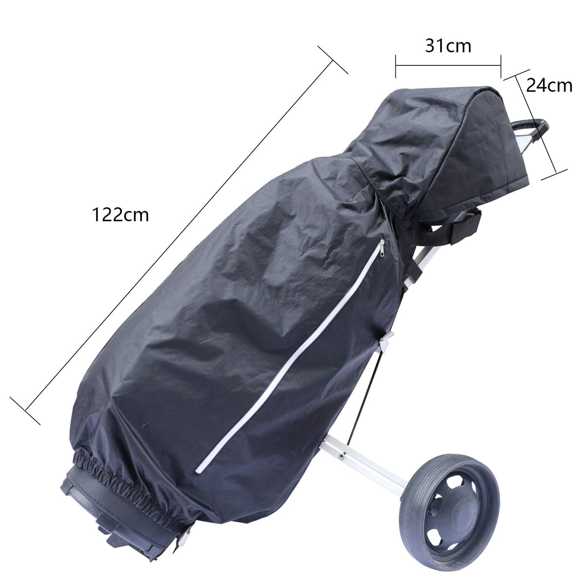 KONDAY rain cover material close-up showing durable polyester fibers