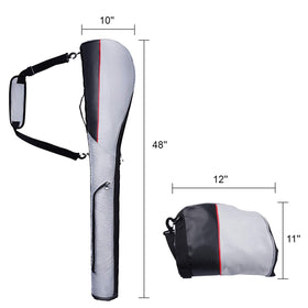 KONDAY water-repellent fabric guards clubs from rain