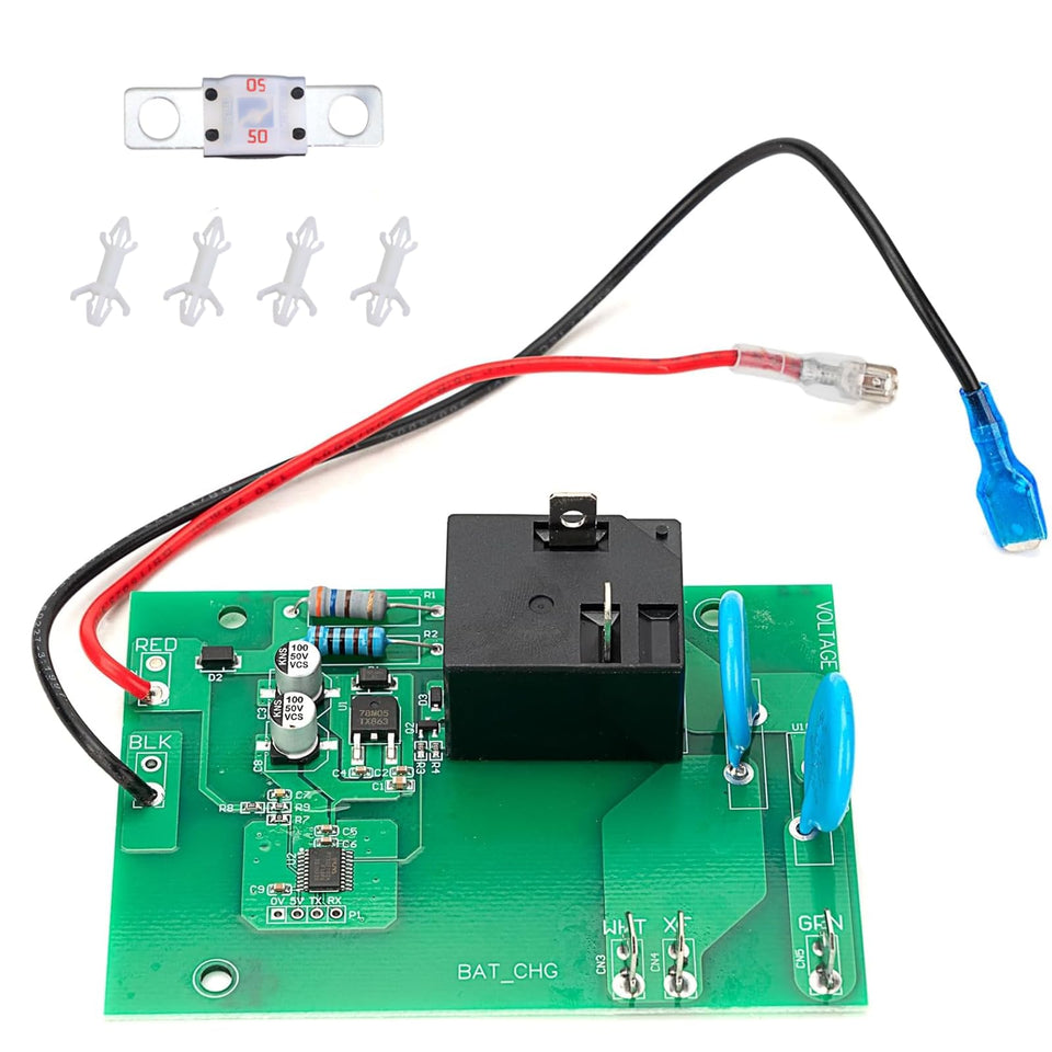 KOONDHEEND 36V EZGO Charger Board front view for reliable cart charging.