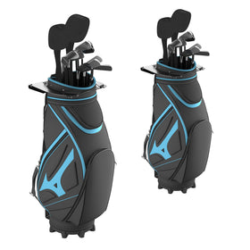 Koova Golf Bag Rack adjustable clamp fits men’s, women’s, and kids’ bags.
