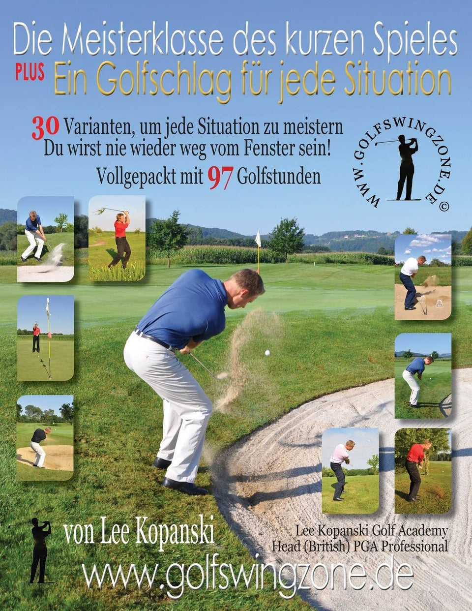 Kopanski Publishing The Masterclass of the Short Game book cover for practical greenside guidance