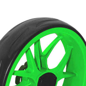 kowaku golf push cart wheel with 9mm axle hole secures to standard carts