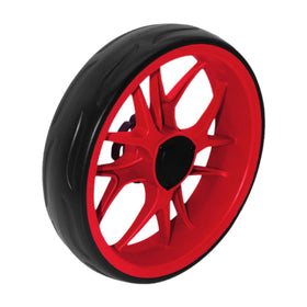 Kowaku golf push cart wheel compact-fit improves stability on standard trolleys.