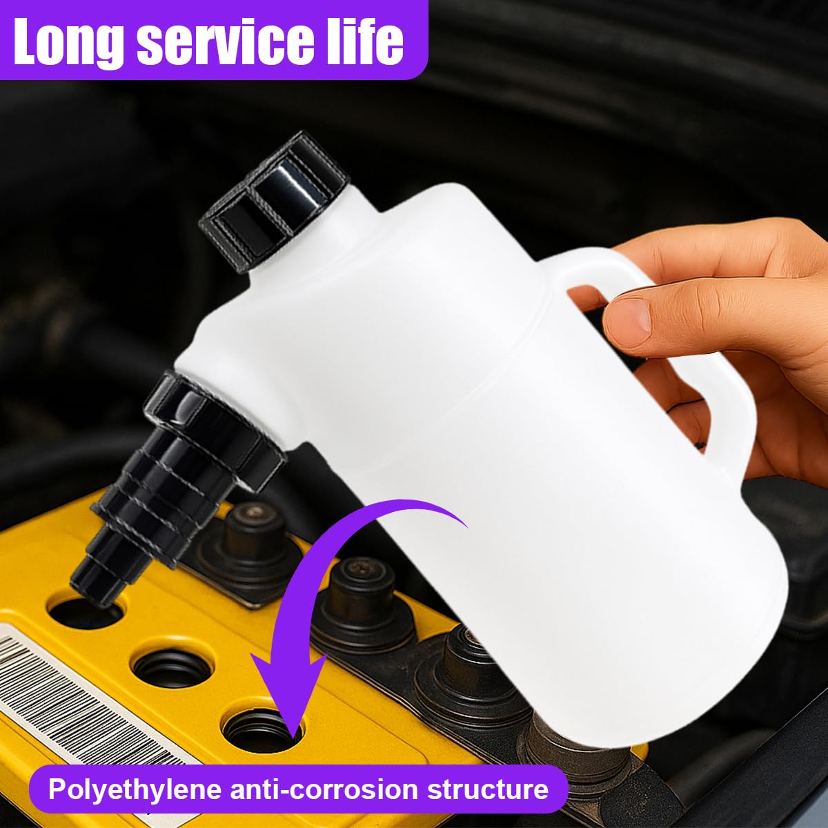 KPFILEH corrosion-resistant PP safely contacts battery electrolyte.