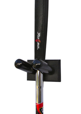 KR Ideas vertical mount with club display mounted on wall